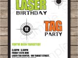 Laser Tag Birthday Invitation Template Laser Tag Invitation Template Laser Tag Invitations