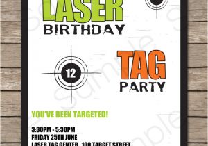 Laser Tag Birthday Invitation Template Laser Tag Invitation Template Laser Tag Invitations