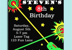 Laser Tag Birthday Party Invitation Template Free 40th Birthday Ideas Free Laser Tag Birthday Invitation