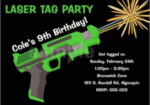 Laser Tag Birthday Party Invitation Template Free Laser Tag Birthday Invitation Laser Tag by