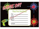 Laser Tag Birthday Party Invitation Template Free Laser Tag Invitations Templates