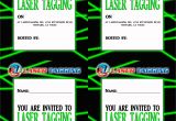Laser Tag Party Invitations Free 40th Birthday Ideas Free Laser Tag Birthday Invitation