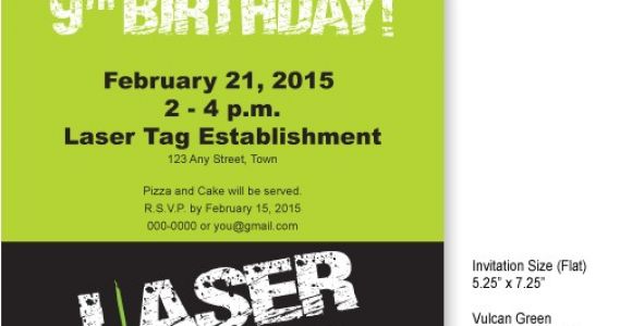 Laser Tag Party Invitations Free 9 Best Images Of Laser Tag Invitations Free Printable
