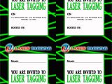 Laser Tag Party Invites Free 40th Birthday Ideas Free Laser Tag Birthday Invitation