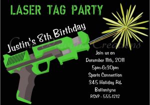 Laser Tag Party Invites Free 9 Best Images Of Laser Tag Invitations Free Printable