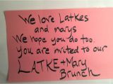 Latke Party Invitation Latke Mary 2015 Invitation On Vimeo
