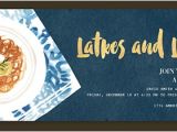 Latke Party Invitation Religious Free Online Invitations
