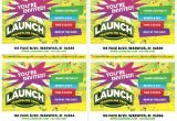 Launch Trampoline Park Birthday Invitations Invites