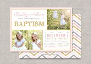 Lds Baptism Invite Lds Baptism Invitation Bailey