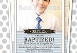 Lds Boy Baptism Invitations Lds Baptism Invitation Boy Invite Digital by