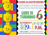 Lego Birthday Invitation Template Smile Like You Mean It Portfolio