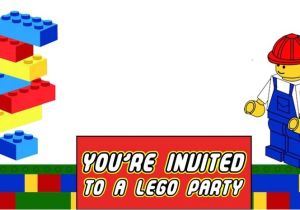 Lego Birthday Party Invitation Free Template Free Printable Lego Invitation Templates