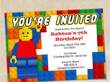 Lego Birthday Party Invitation Template Chandeliers Pendant Lights