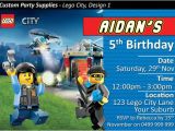 Lego City Birthday Invitation Template Lego City Lego Movie Birthday Invites by Custompartyinvite