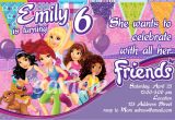 Lego Friends Party Invitations Lego Friends Party Invitations Oxsvitation Com