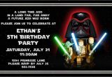 Lego Star Wars Birthday Invitation Template Free Printable Star Wars Lego Birthday Invitations