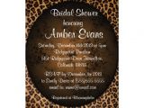 Leopard Bridal Shower Invitations 1 000 Leopard Wedding Invitations Leopard Wedding