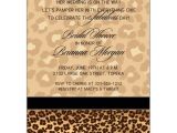 Leopard Bridal Shower Invitations Leopard Chic Bridal Shower Invitations