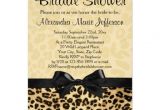 Leopard Bridal Shower Invitations Leopard Invitations 3900 Leopard Announcements & Invites