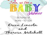 Lesbian Baby Shower Invitations Rainbow Moms Lesbian Parents Printable by eventsyoucanprint