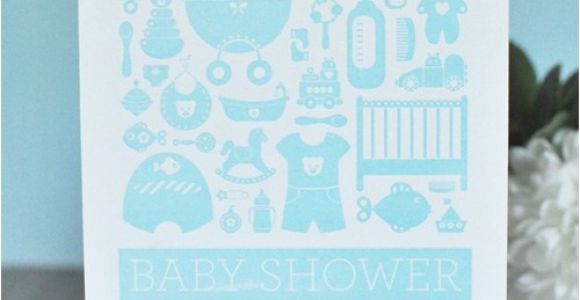 Letterpress Baby Shower Invitations Letterpress Baby Shower Invitations Paper Crave