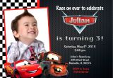 Lightning Mcqueen and Mater Birthday Invitations Disney Cars Lightning Mcqueen Mater Birthday Party Invitation