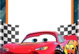 Lightning Mcqueen Party Invitation Template Cars Invitation Templates Free and Printable