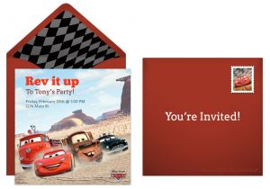 Lightning Mcqueen Party Invites Plan A Speedy Cars Birthday Party