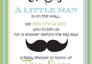 Lil Man Baby Shower Invitations Little Man Baby Shower Invitation Printable by Partypopinvites