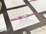 Lilac and Silver Wedding Invitations How to Make Sparkling Laser Cut Wedding Stationery