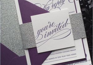 Lilac and Silver Wedding Invitations Lavender and Silver Wedding Invitations Teatroditirambo org