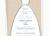Linen Bridal Shower Invitations Beach Bridal Shower Invitations Linen Dress