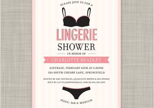 Lingerie Bridal Shower Invitation Wording Items Similar to Lingerie Shower Invitations Wedding
