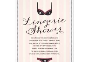 Lingerie Bridal Shower Invites Vintage Elegance