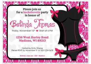 Lingerie Party Invites Lingerie Party Invitations Party Invitations Templates