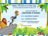 Lion King Baby Shower Invitation Templates Lion King Baby Shower Invitations Ideas