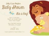 Lion King Baby Shower Invitation Templates the Lion King Baby Shower Invitations