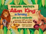 Lion King Party Invitation Template 5r Lion King Birthday Invitation Dioskouri Designs