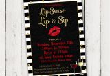 Lipsense Party Invite Template Lipsense Lip & Sip Party Invitation