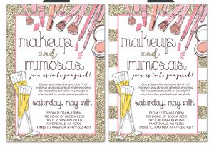 Lipsense Party Invite Wording Limelight Makeup Party Invitation Mary Kay Lipsense