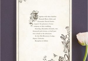 Literary themed Wedding Invitations Literary Wedding Invitations for the Bookworms and the