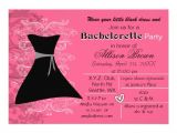 Little Black Dress Bachelorette Party Invites Little Black Dress Bachelorette Party Invite Zazzle