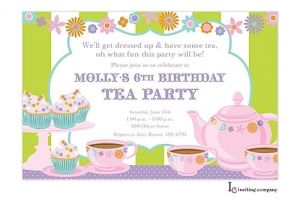 Little Girl Tea Party Invitation Ideas Tea N Sweets Little Girl Tea Party Invitation Children