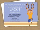 Little Gym Party Invitations 1000 Images About Gymnastics themed Birthday Party On