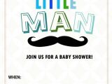 Little Man Baby Shower Invitation Templates Free All Cute Free Baby Shower Invitations to Print