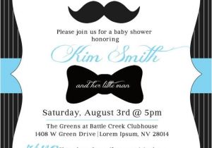 Little Man Baby Shower Invitation Templates Free Customizable "little Man" Baby Shower Invitation 5×7