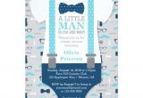 Little Man Baby Shower Invitation Templates Little Man Baby Shower Invitation Baby Blue Navy Card