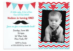 Little Man Birthday Invitation Template Free Little Man Mustache Birthday Party Invitations Zazzle Com