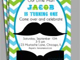Little Man Birthday Invitation Template Free Online Little Man Mustache Invitation Printable or Printed with Free