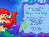 Little Mermaid Birthday Invitation Template Free 40th Birthday Ideas Free Little Mermaid Birthday